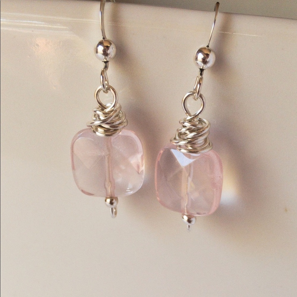 Rose Quartz Earrings 💞